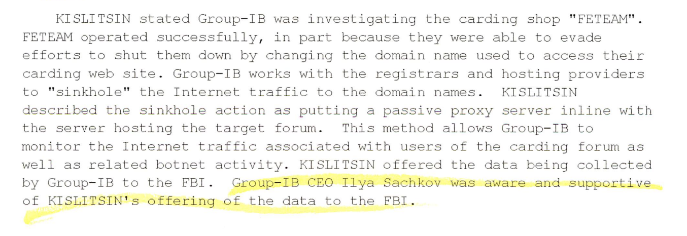 Опубликованные материалы дела, где говорится, что Илья Сачков одобрил дачу показаний ФБР