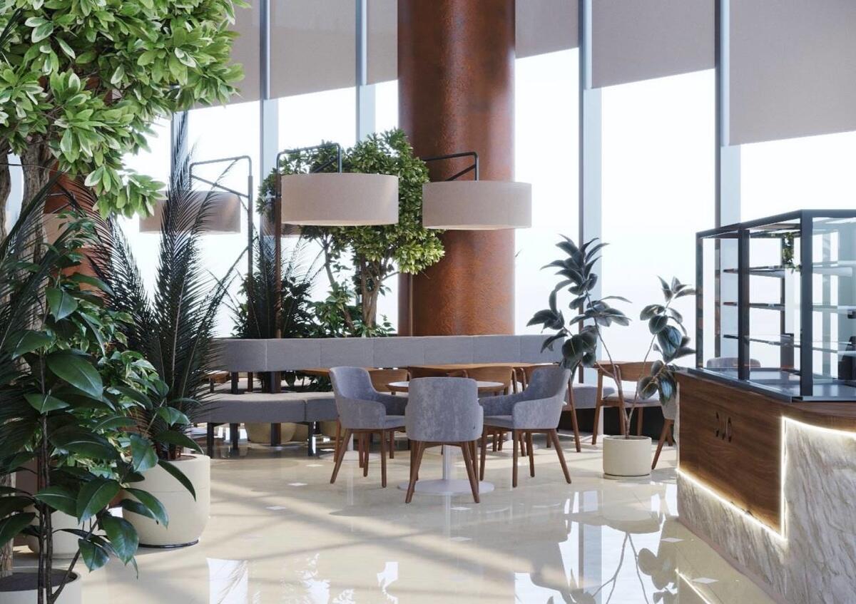 Как будет выглядеть кофейня изнутри. Рендер проекта