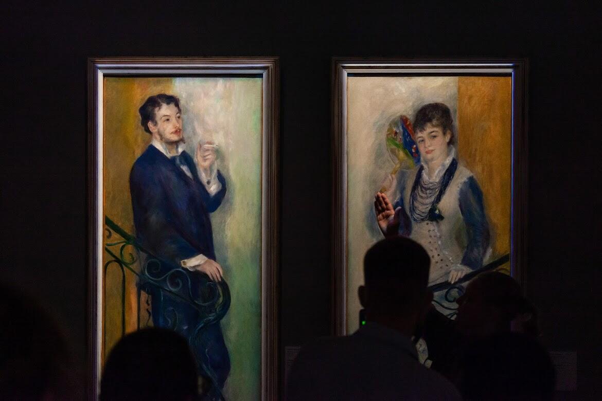 Огюст Ренуар «Мужчина на лестнице» и «Женщина на лестнице», 1841. Фото: Игорь Брук / It's My City