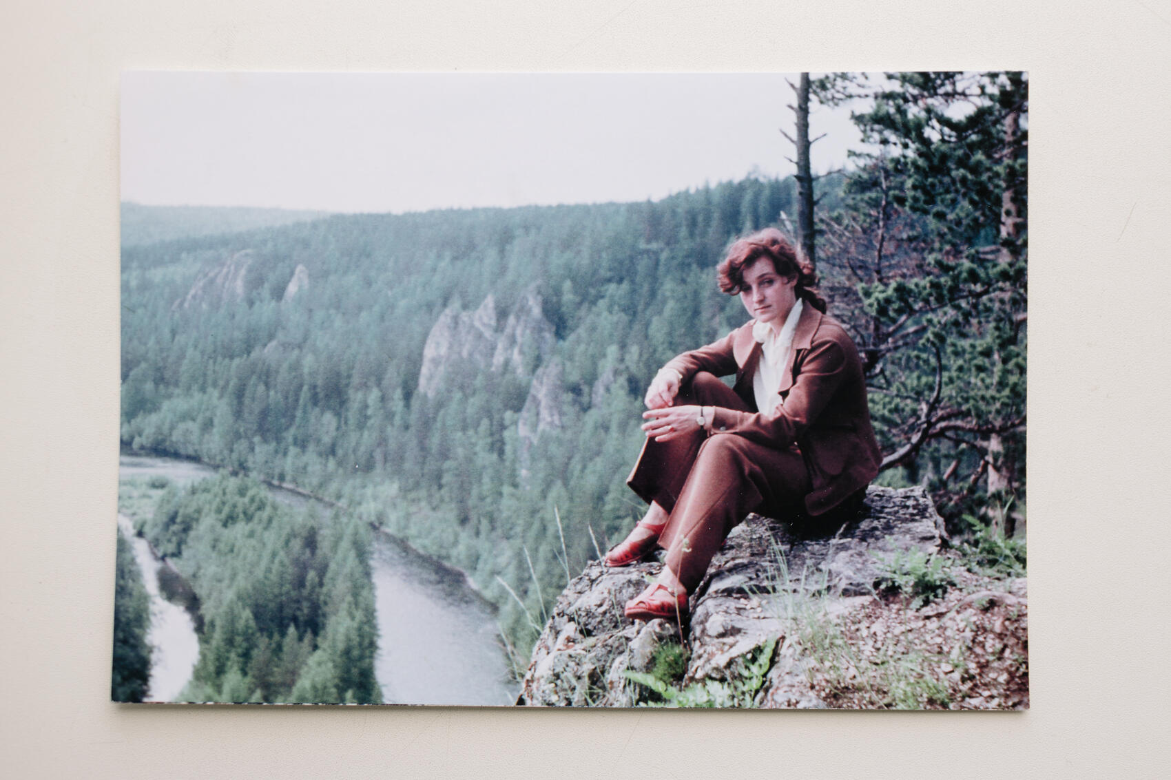 Валентина в молодости на Северном Урале