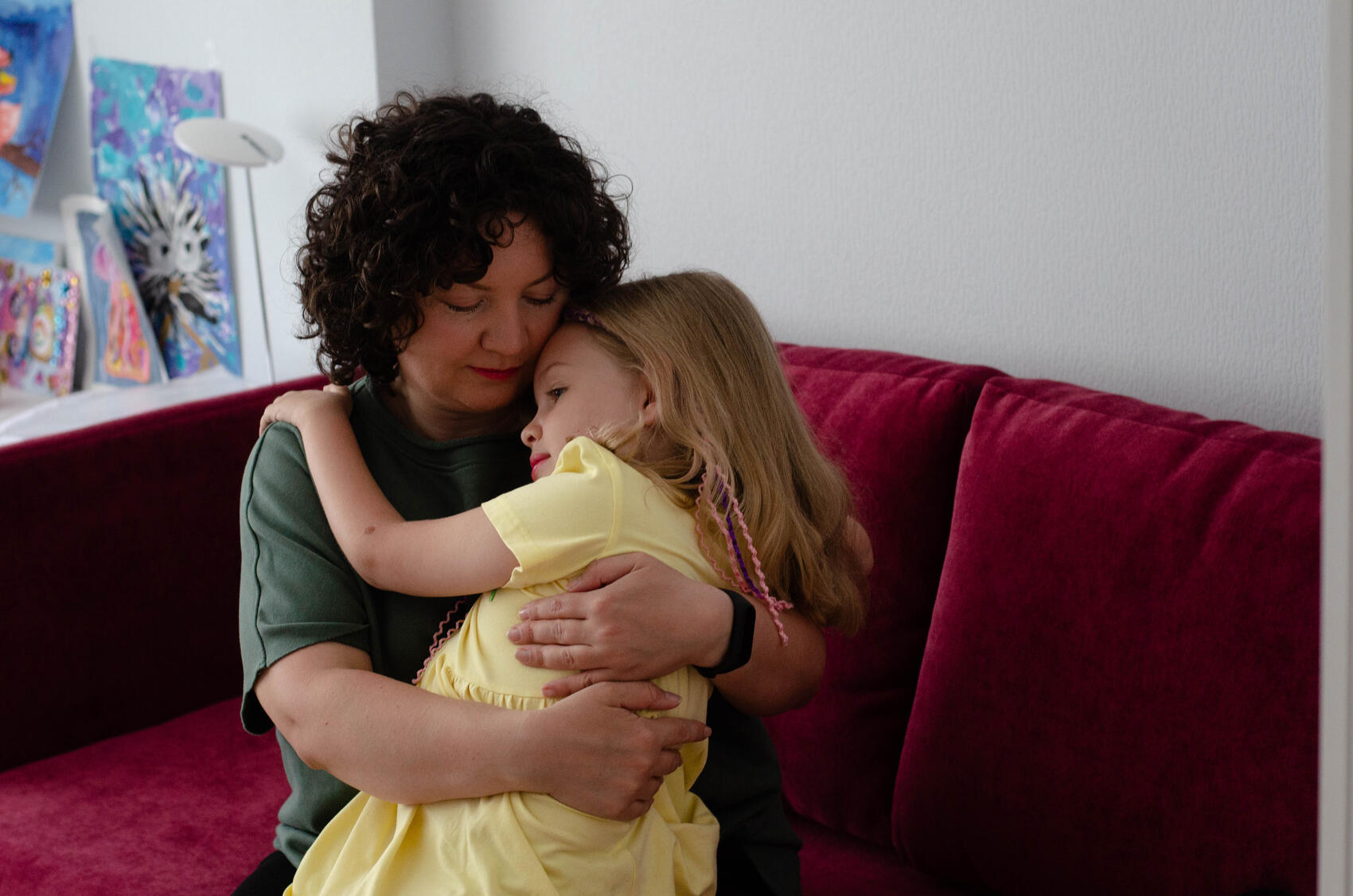 Даша с мамой Марией