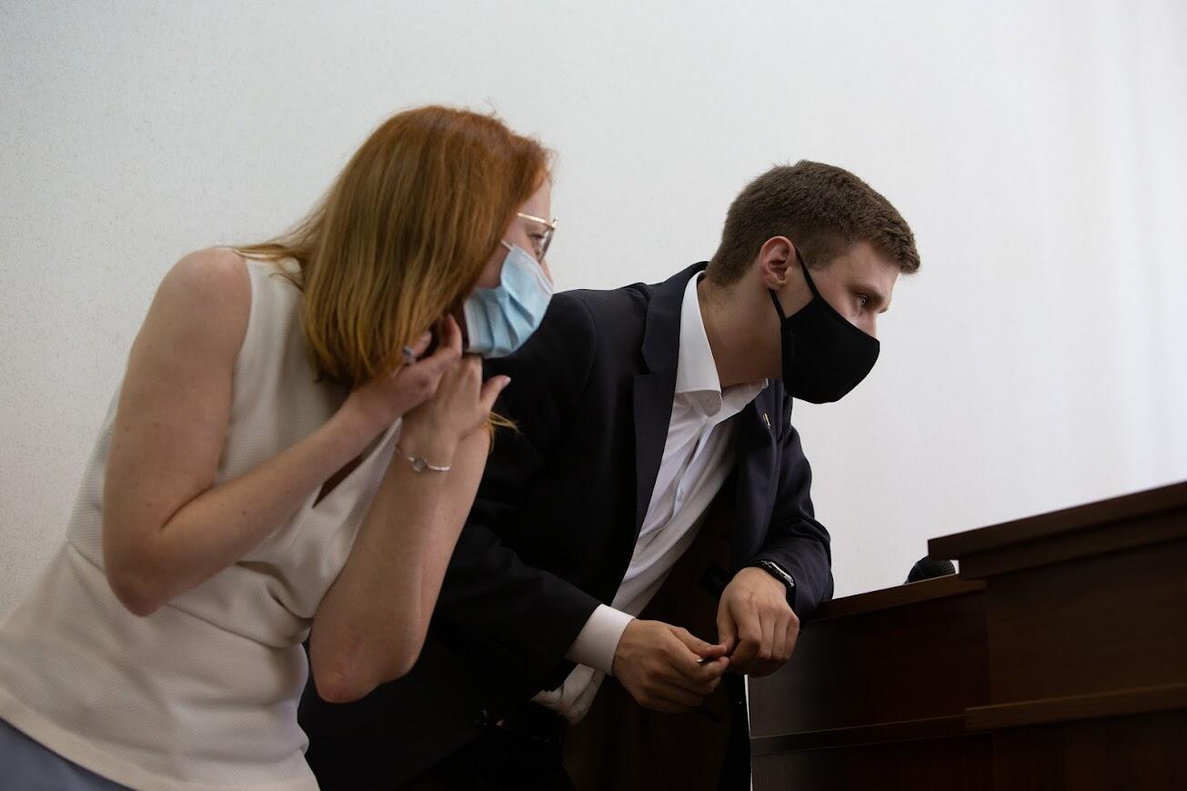 Адвокаты издания Ольга Авдеева и Георгий Краснов. Фото: Илья Вага / It's My City