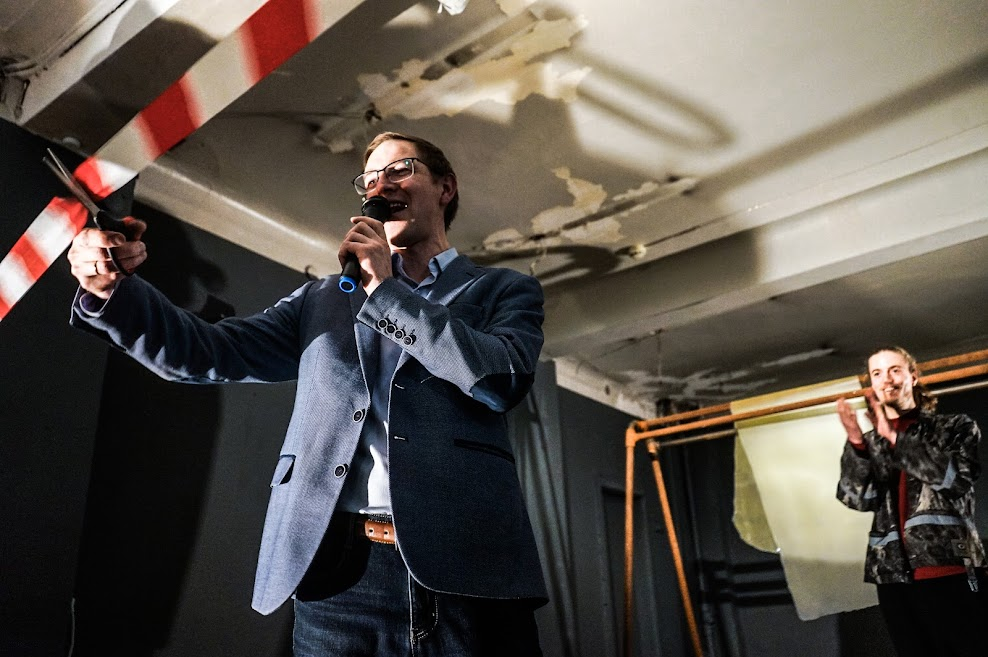 Директор Музея истории Екатеринбурга Сергей Каменский открывает новое пространство. Фото: Арина Томашова / It’s My City