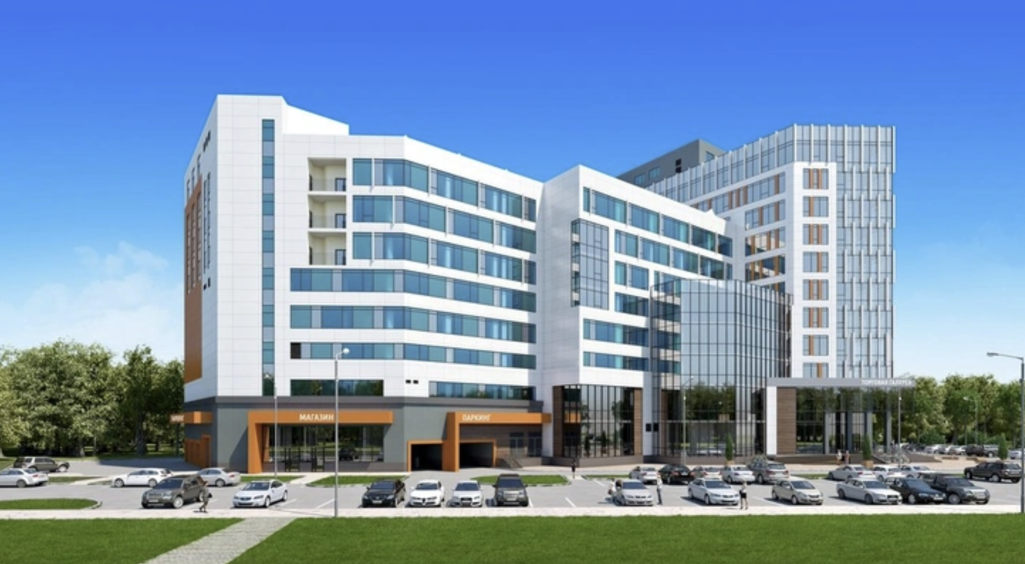 Так должно было выглядеть готовое здание. Рендер: документация проекта / Е1