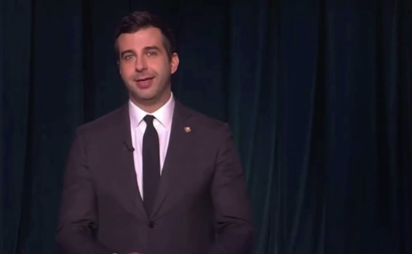 Стоп-кадр во время эфира «Первого канала»