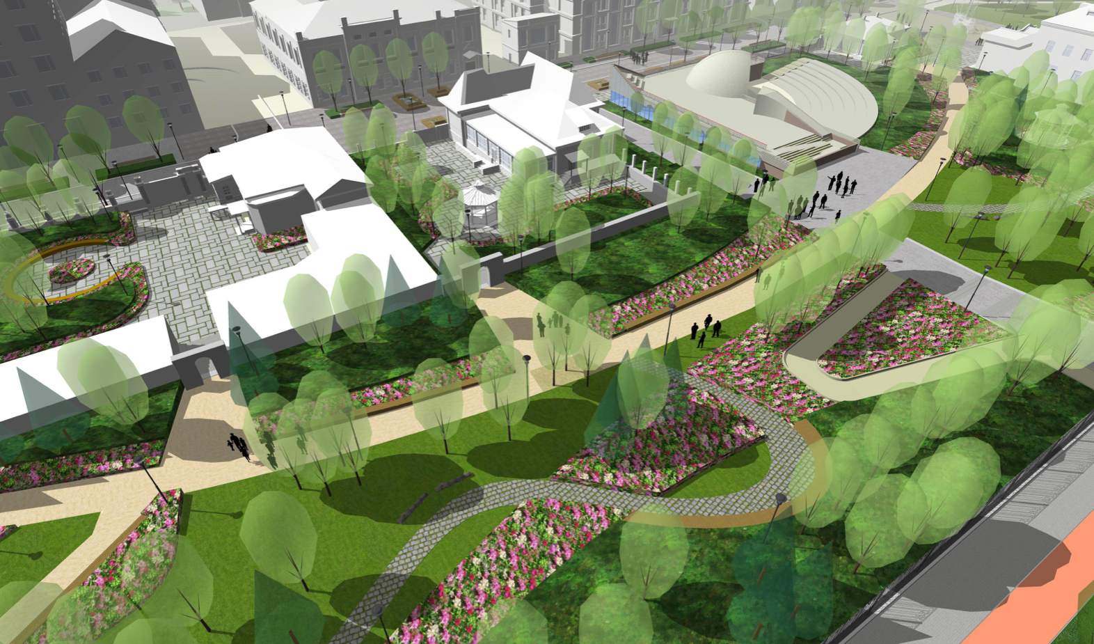 Эскиз бюро S&P и «Гордеев и Демидов»