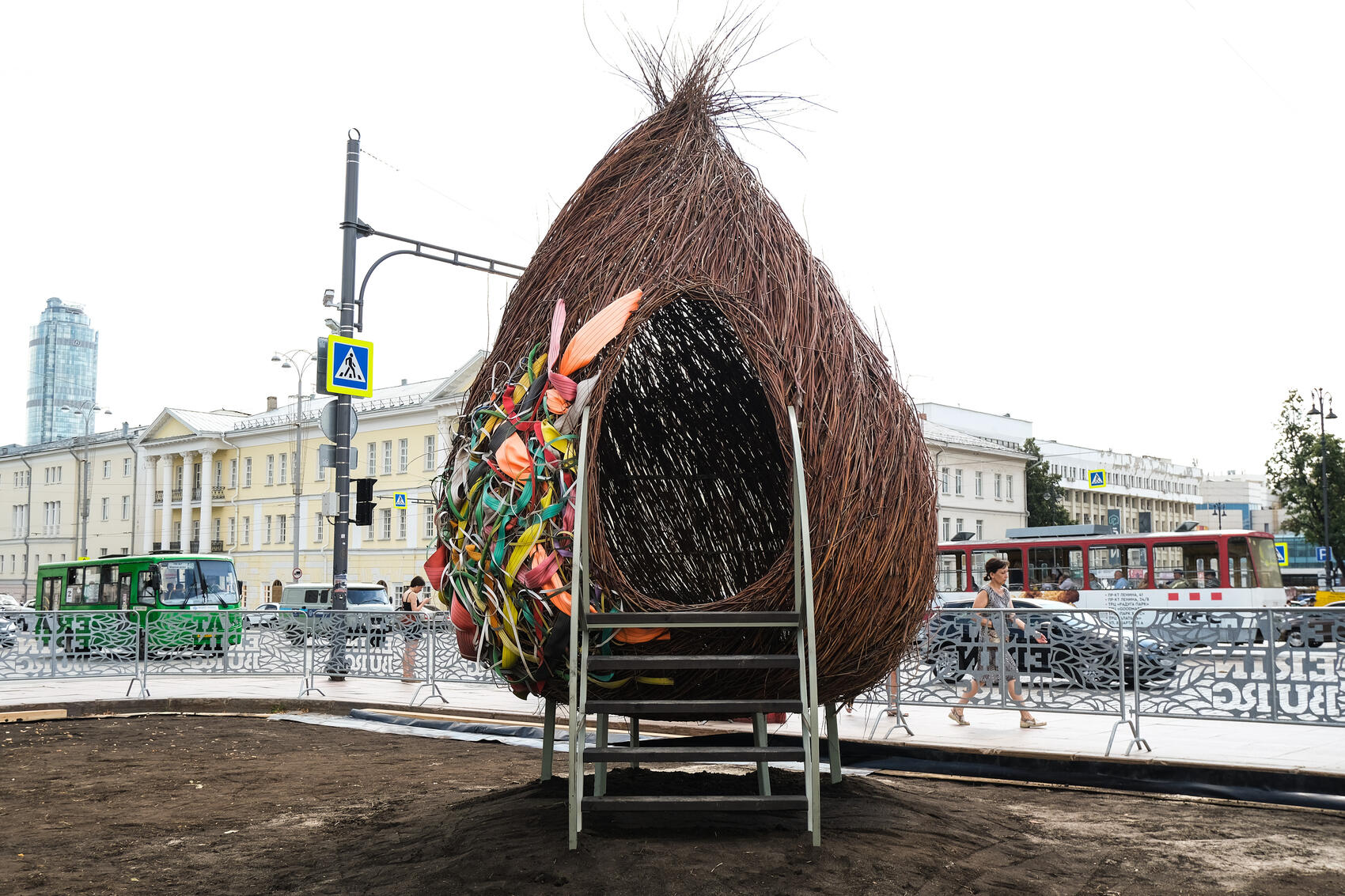 «Техногенное гнездо», в которое можно будет забраться. Фото: Саша Зубковский / It's My City