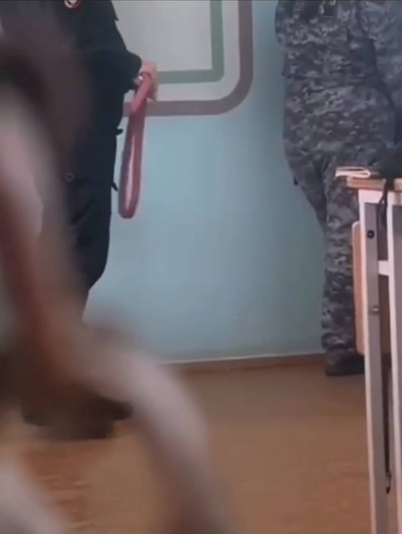 Скриншот видео, предоставленного адвокатом