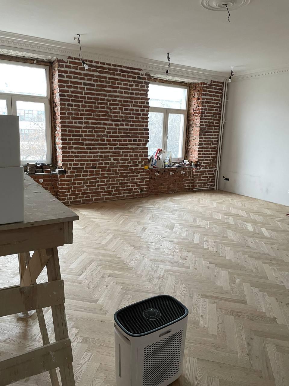 Квартира Василия на последней стадии ремонта