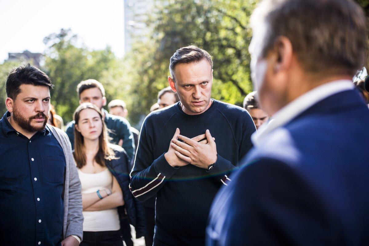 Навальный в Екатеринбурге в 2017 году. Фото: Евгений Фельдман / «Это Навальный»