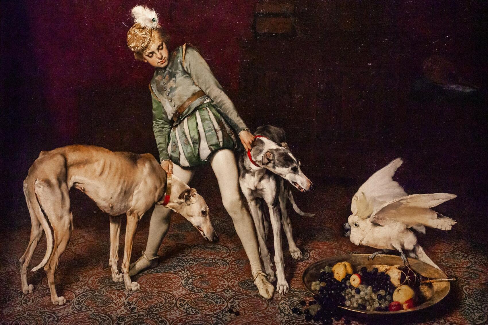 Фердинан Руабе «Паж с собаками», 1840. Фото: Игорь Брук / It's My City