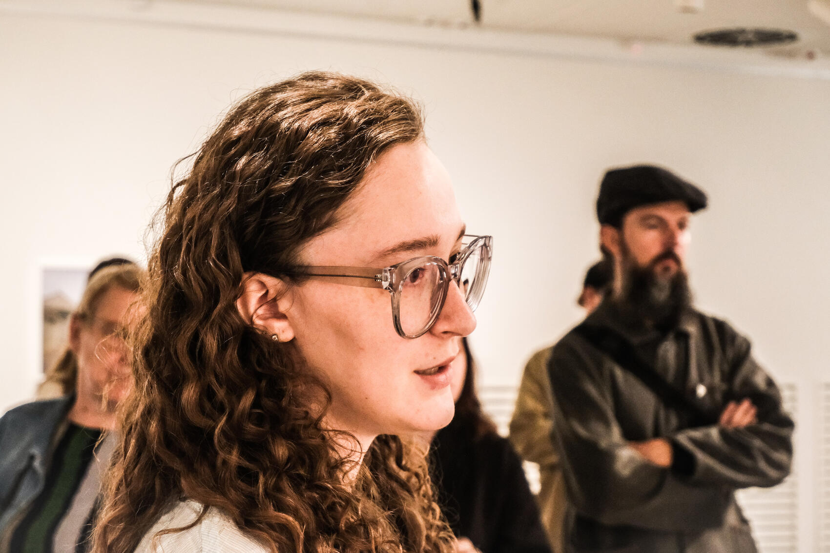 Алиса на презентации выставки в Ельцин Центре. Фото: Саша Зубковский / It's My City