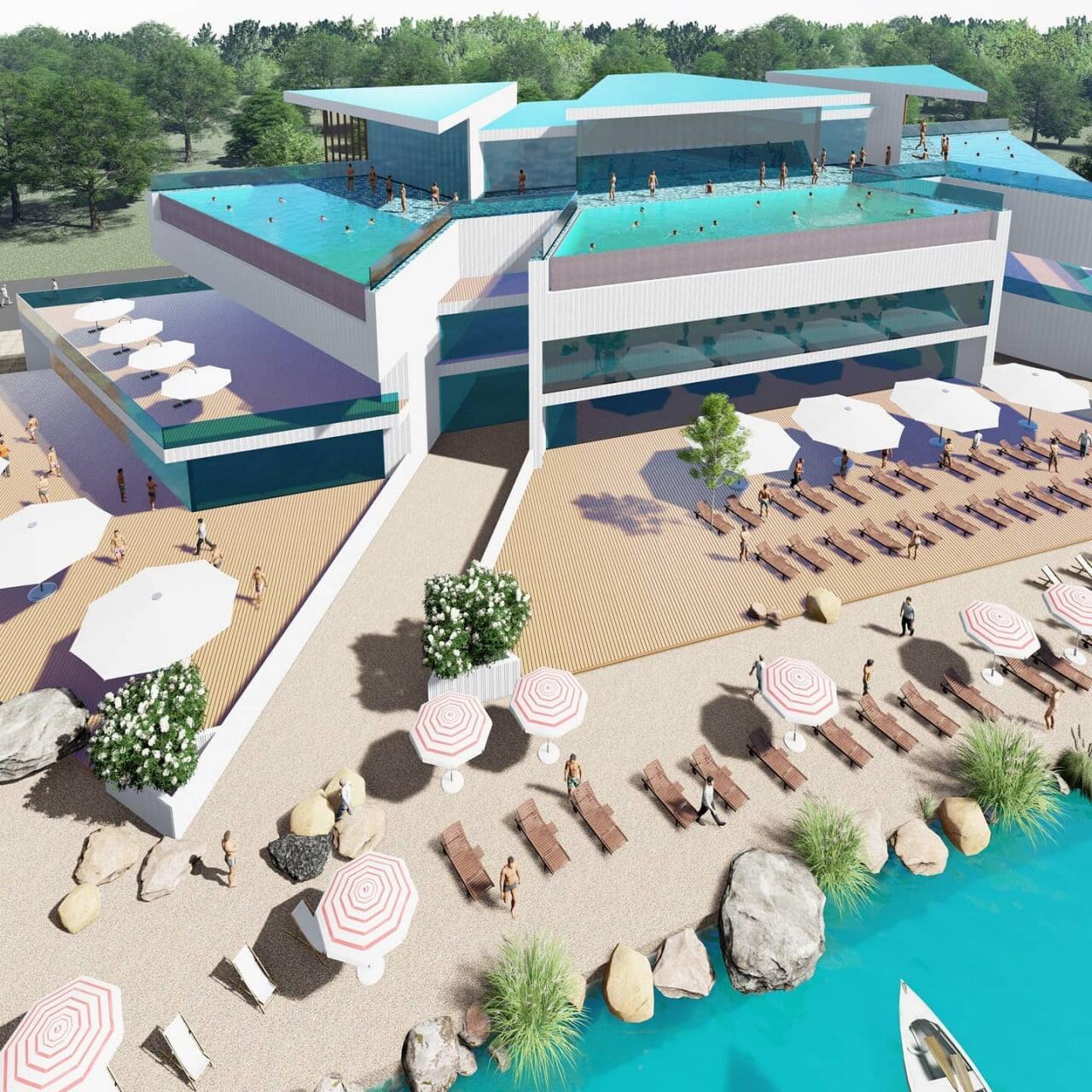 Эскизный проект комплекса. Фото: министр инвестиций и развития Свердловской области Виктория Казакова / Facebook