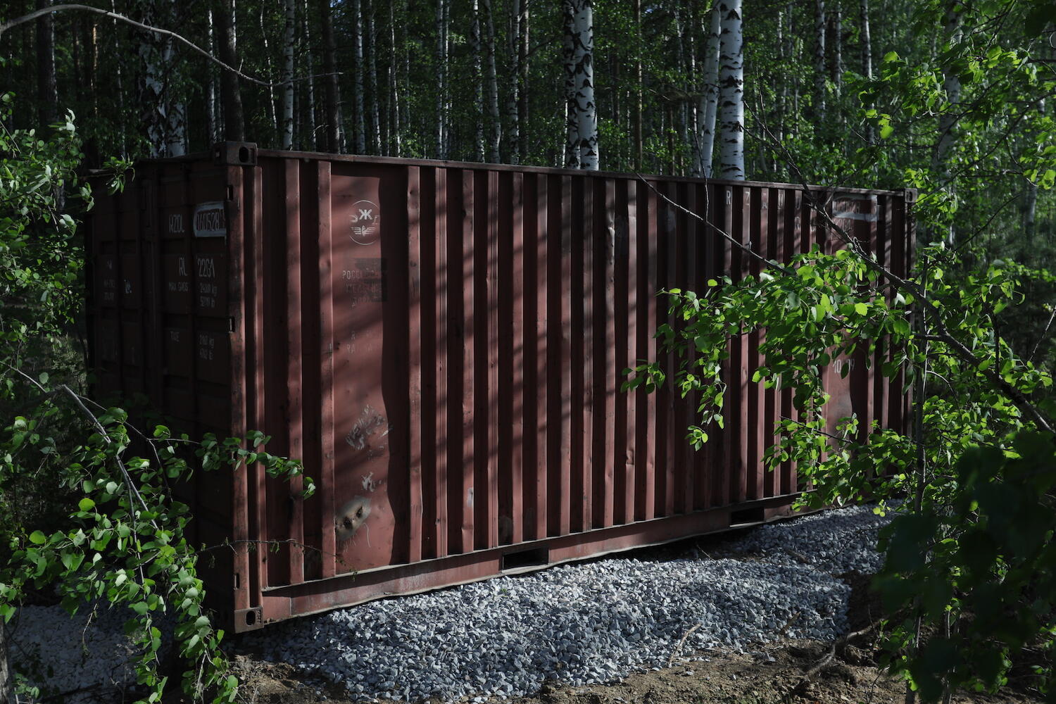 Морской контейнер, из которого сделают домики для глэмпинга. Фото: Марина Молдавская / It's My City