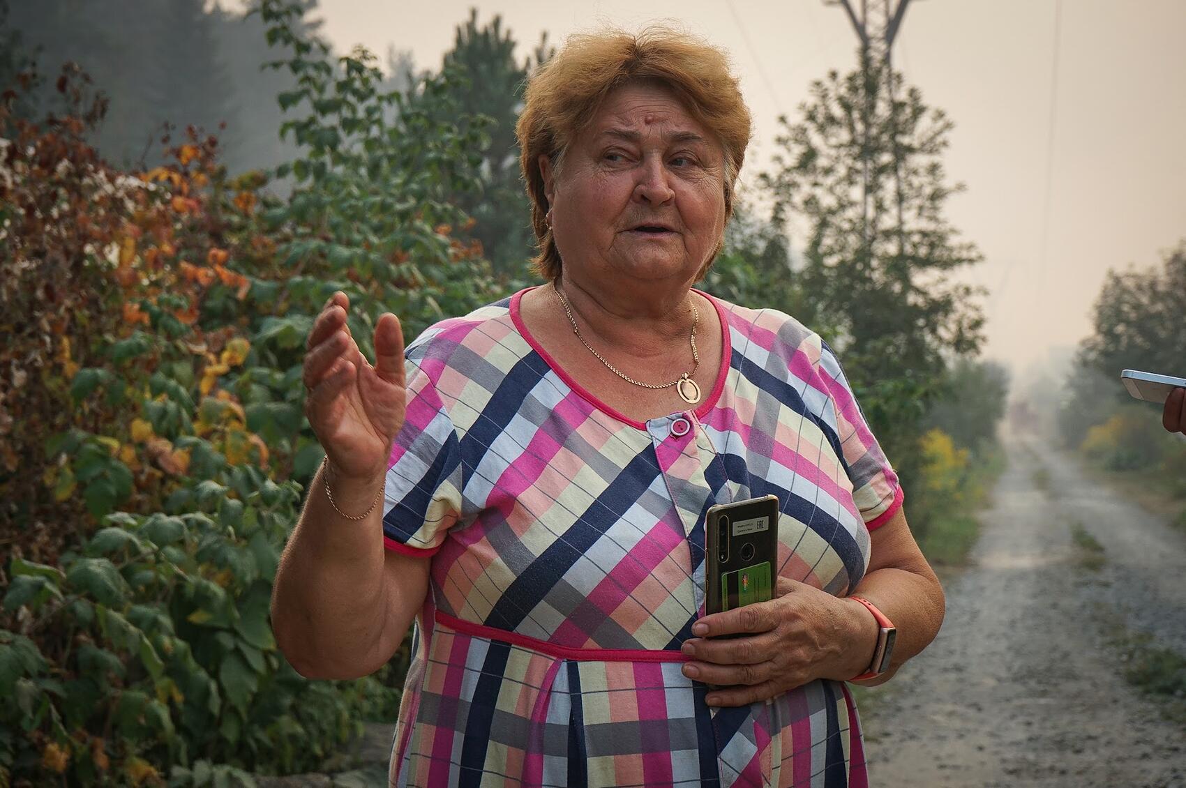 Александра Михайленко вернулась тушить лес с семьей. Фото: Арина Томашова / It's My City