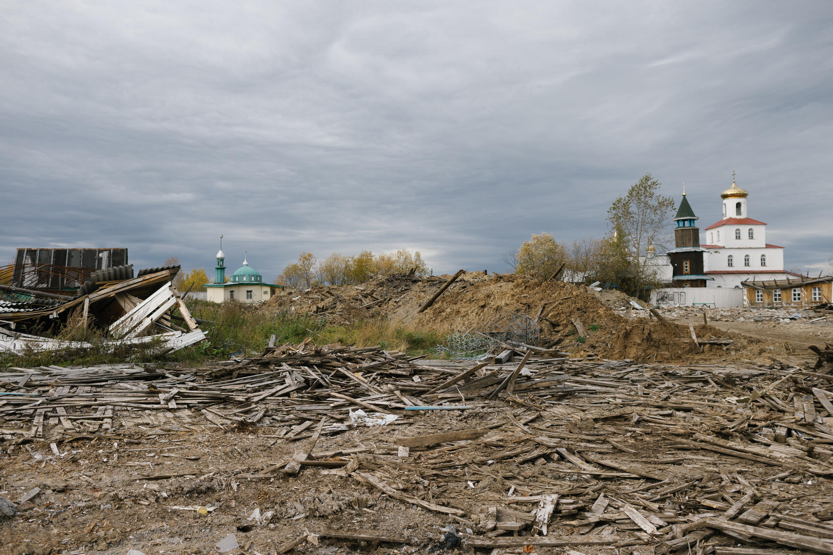 Руины закрывшейся колонии ИК-55