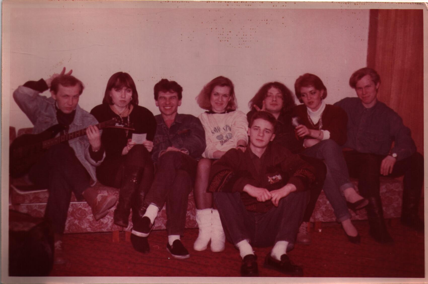 «Агата Кристи» в Берлине. Фото: А. Кузнецов (из архива Свердловского рок-клуба)