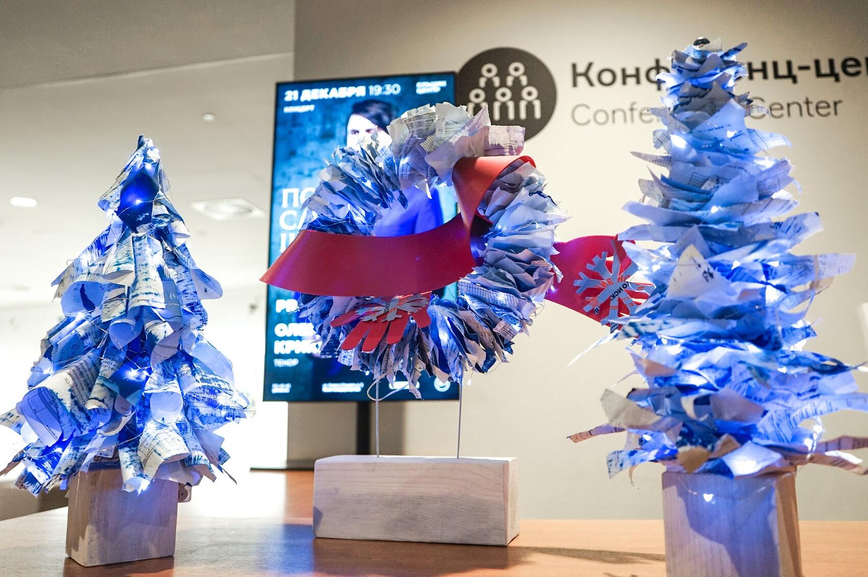 Украшения в зоне рецепции. Фото: Арина Томашова / It's My City