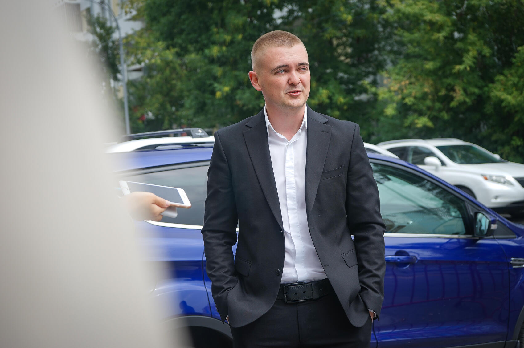 Антон Токарев, местный житель. Часто паркуется на площади 1905 года