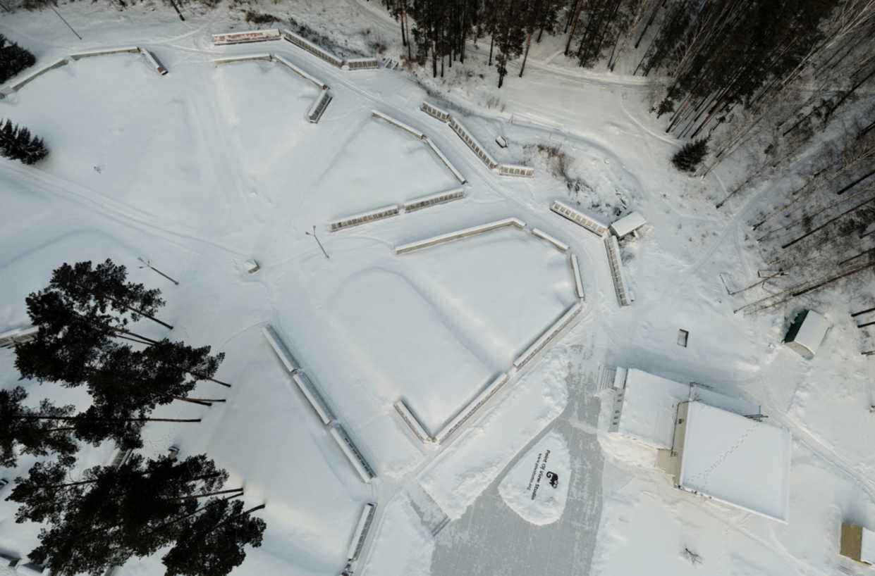 Мемориальный комплекс, вид сверху / Google Maps