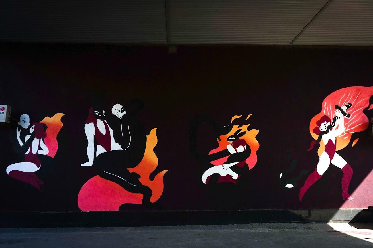 Работа Антонии Лев о домашнем насилии. Фото: Арина Томашова / It's My City