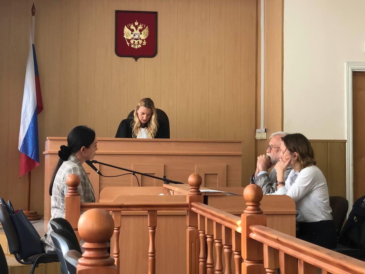 Лада Никитина на суде по делу «Екатеринбургского Мемориала». Фото: It's My City