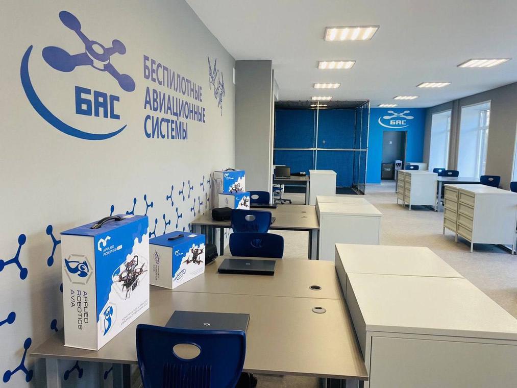 Класс для работы с беспилотниками в Губернаторском лицее.Класс для работы с беспилотниками в лицее № 135. Фото: лицей135.екатеринбург.рф