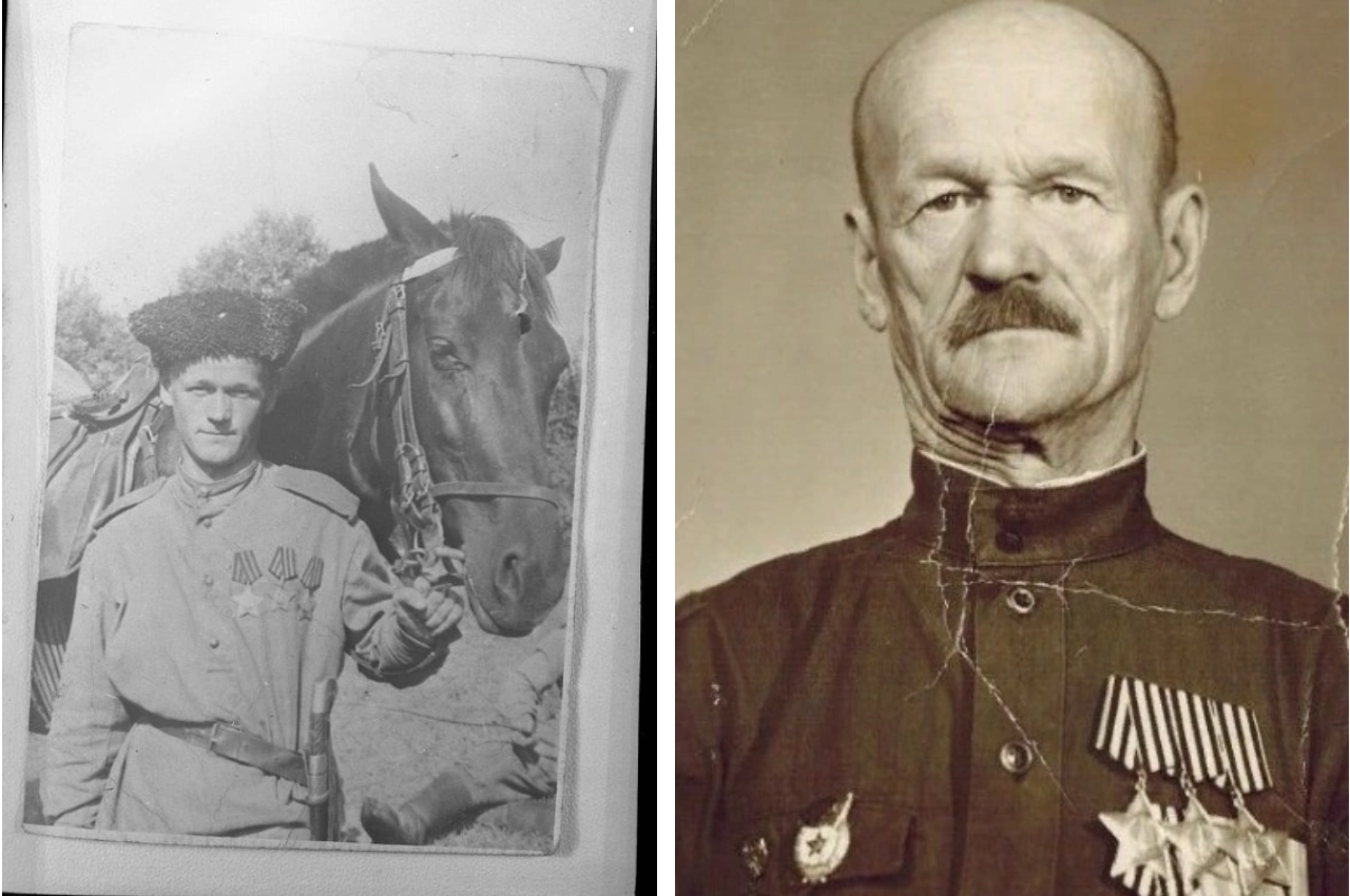 Слева — Виктор Першаков после освобождения городов Хойнице и Тухолл (Польша), Свердловский областной краеведческий музей. Справа —- Виктор Сергеевич в середине 1960-х гг. Фото: pamyat-naroda.ru 