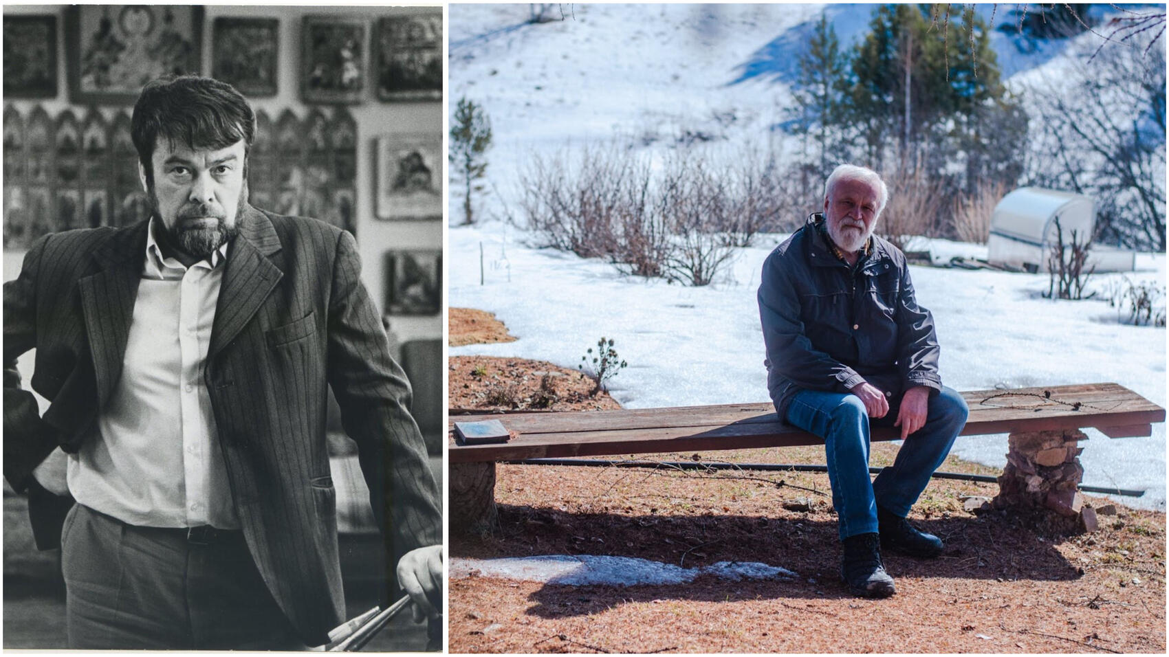 Художник Геннадий Мосин и его сын Алексей. Фото: 1 — Музей Эрнста Неизвестного,  2 — It's My City