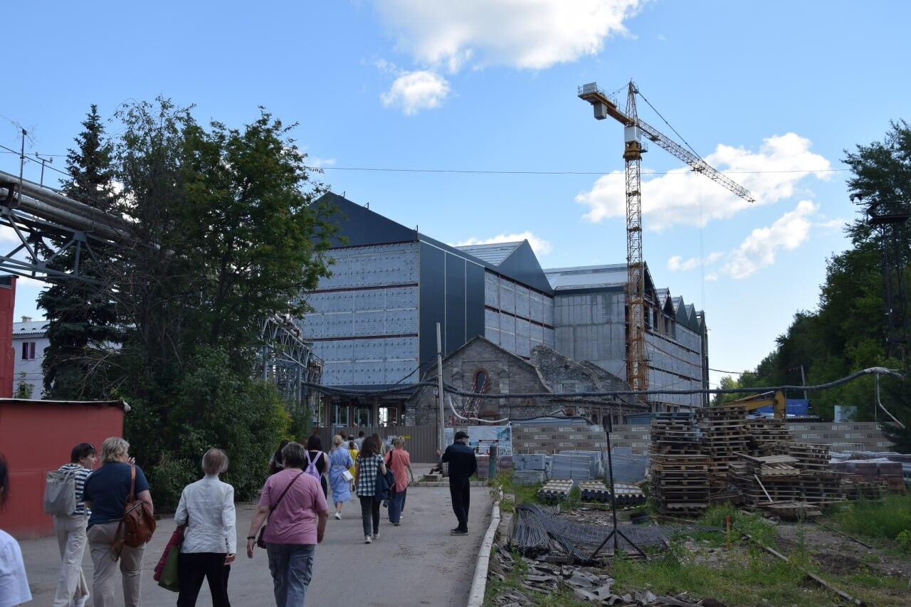 Строящееся здание художественной галереи летом 2023 года. Фото: телеграм-канал Пермской государственной художественной галереи 