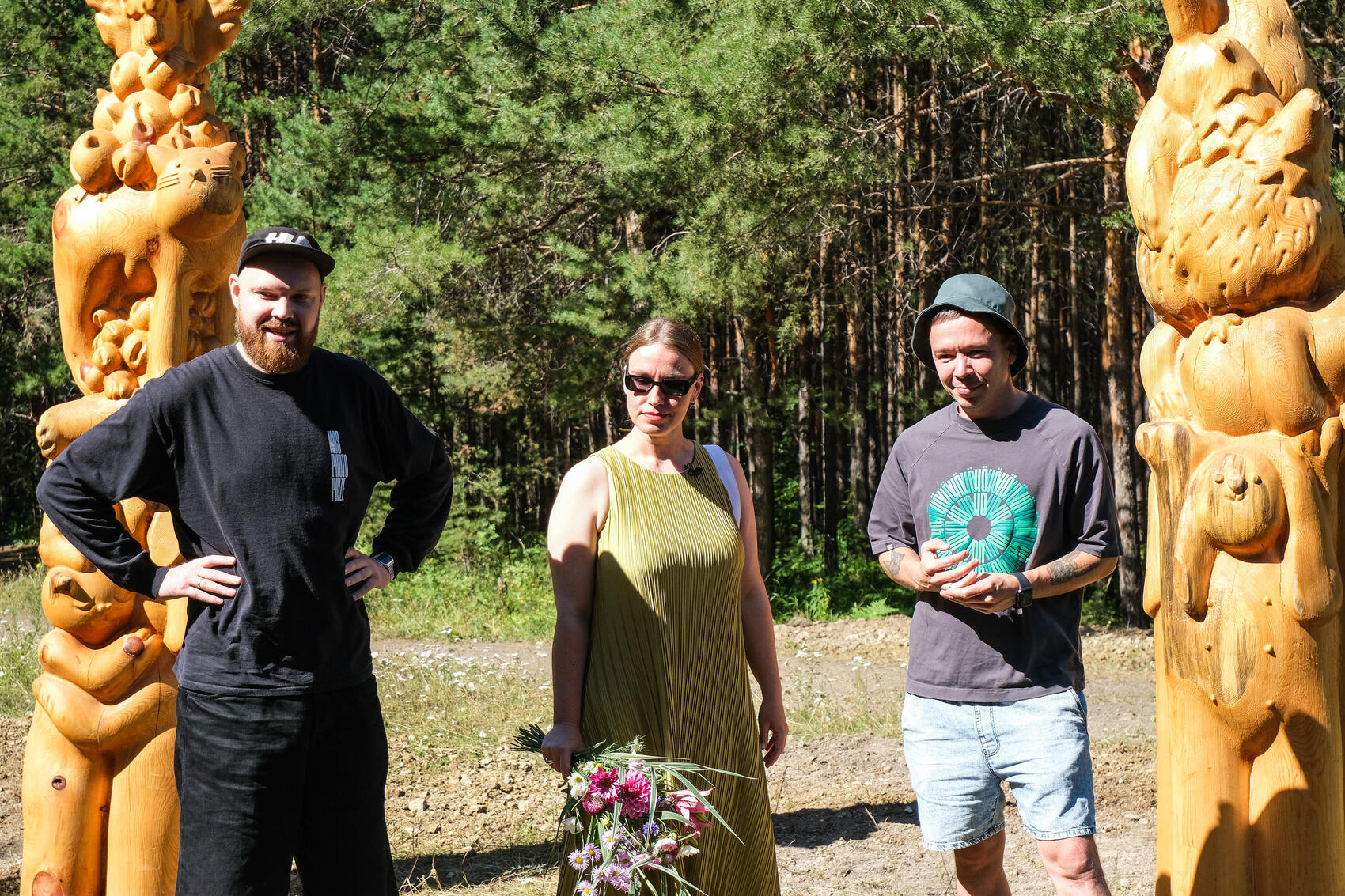 Илья Шипиловских, Наталья Пастухова и креативный директор «Атомстройкомплекса» Никита Харисов. Фото: Саша Зубковский / It's My City
