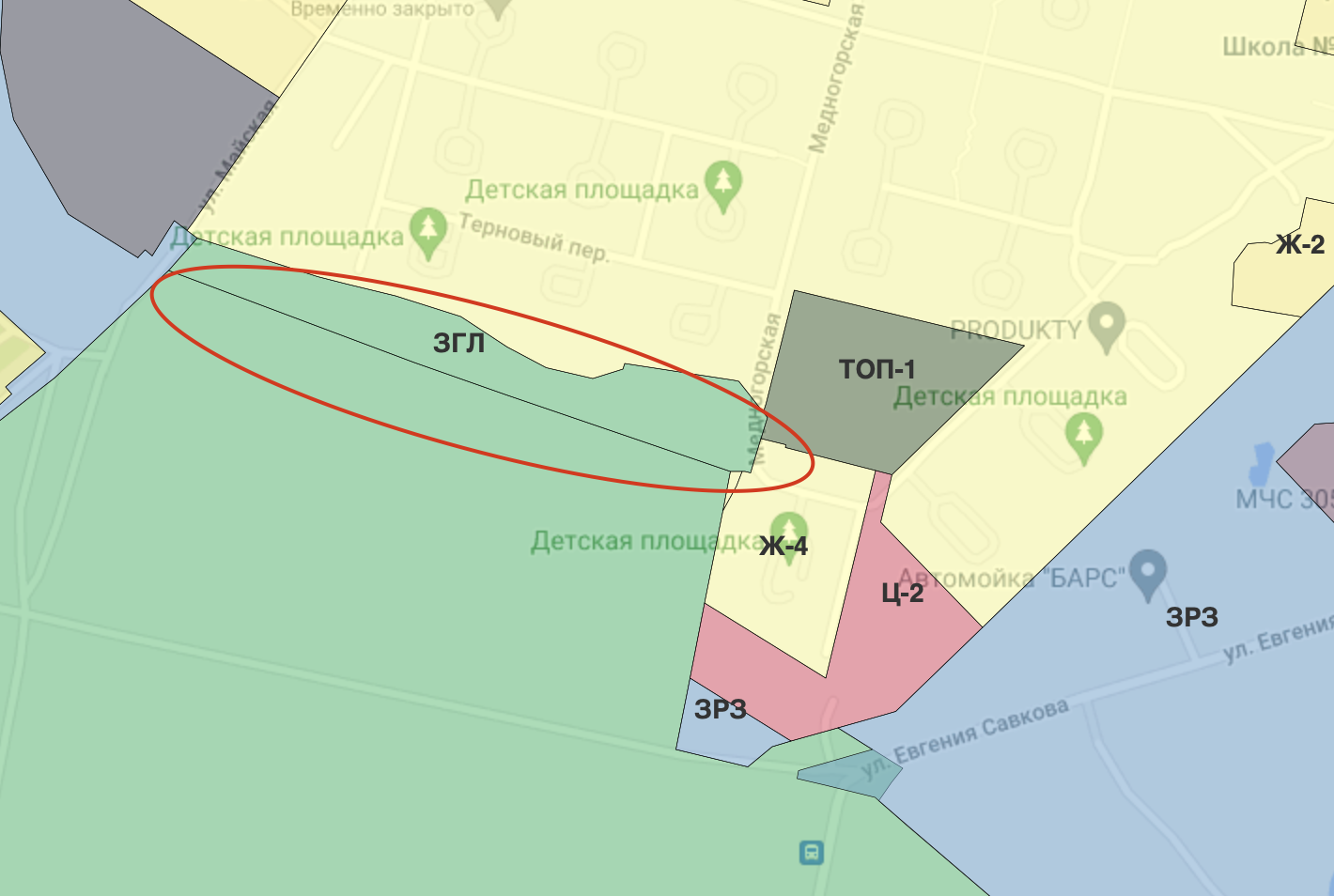 Скриншот: геопортал.екатеринбург.рф