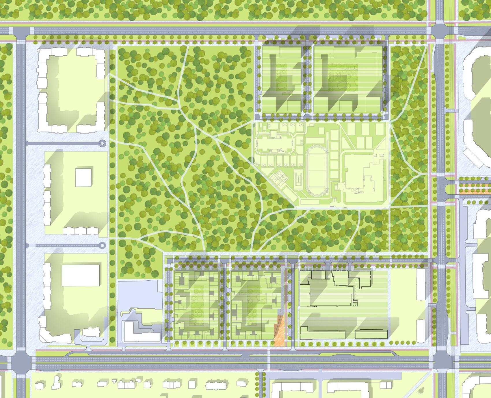 Планы «Атомстройкомплекса» на освоение участка Березовой рощи / «Атомстройкомплекс»