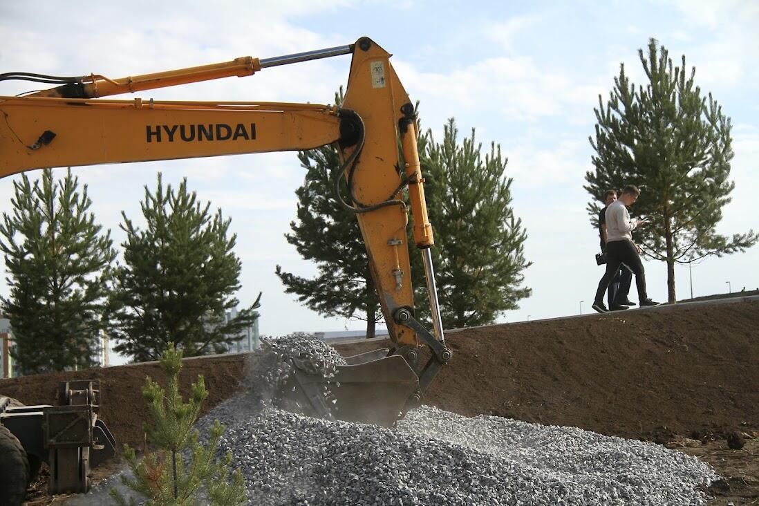 Работы по благоустройству Преображенского парка в Академическом. Фото: Инна Малышева / It's My City