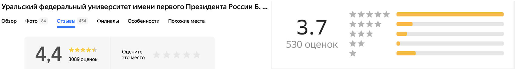 Скриншоты 2Gis и «Яндекс.Карты»