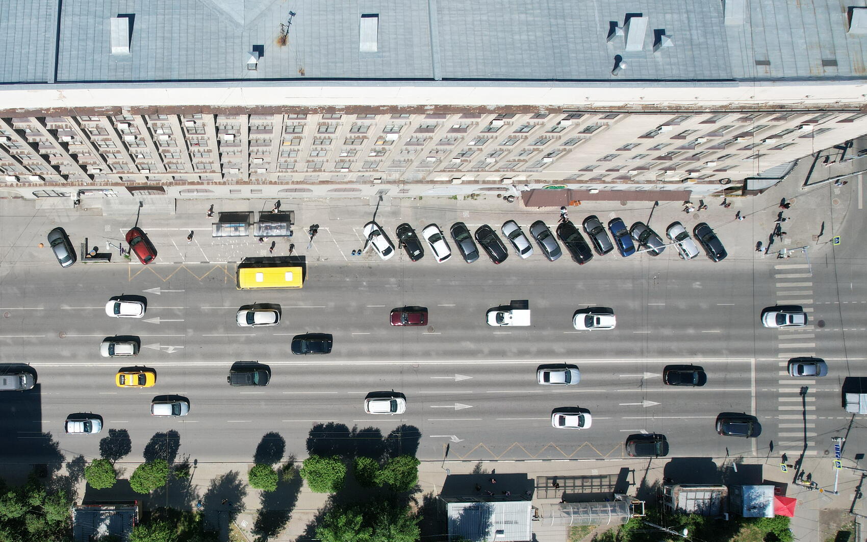 Вид на парковку сверху. Фото: «Городские проекты»