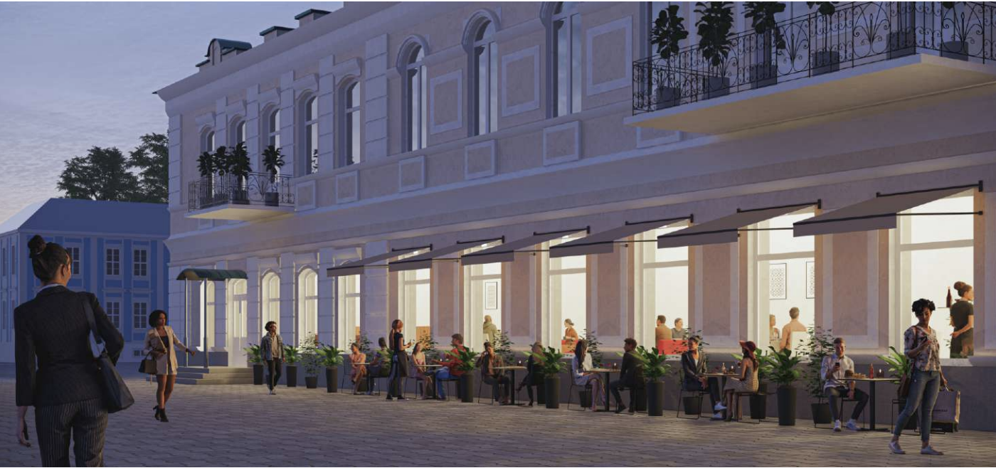 Пример удачного кафе под маркизами. Фото: администрация Екатеринбурга 