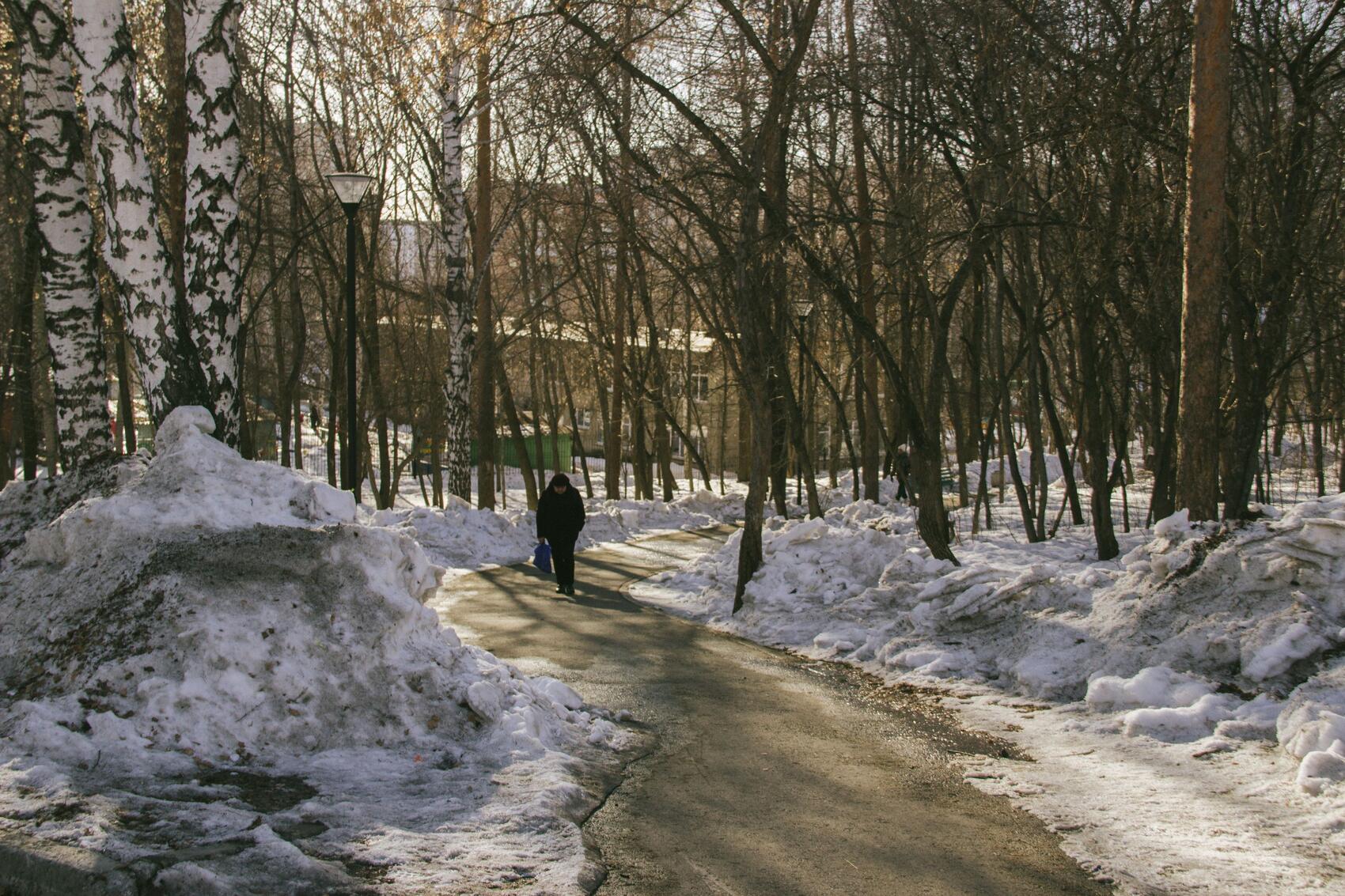 Основинский парк в конце марта. Фото: Владимир Пислигин / It's My City